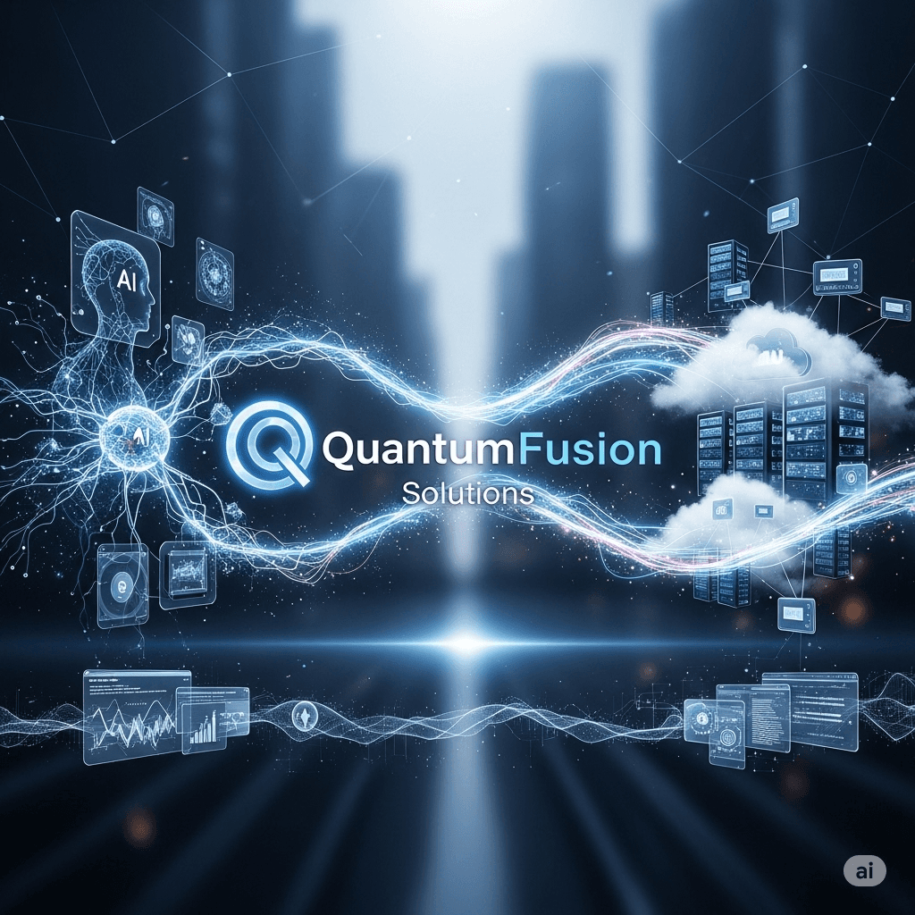 Abstract AI technology visualization